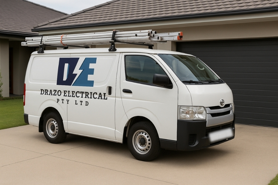 Company van for drazo electrical pty ltd
