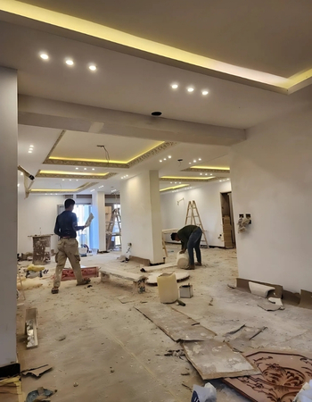 Residential home doing electrical renovations